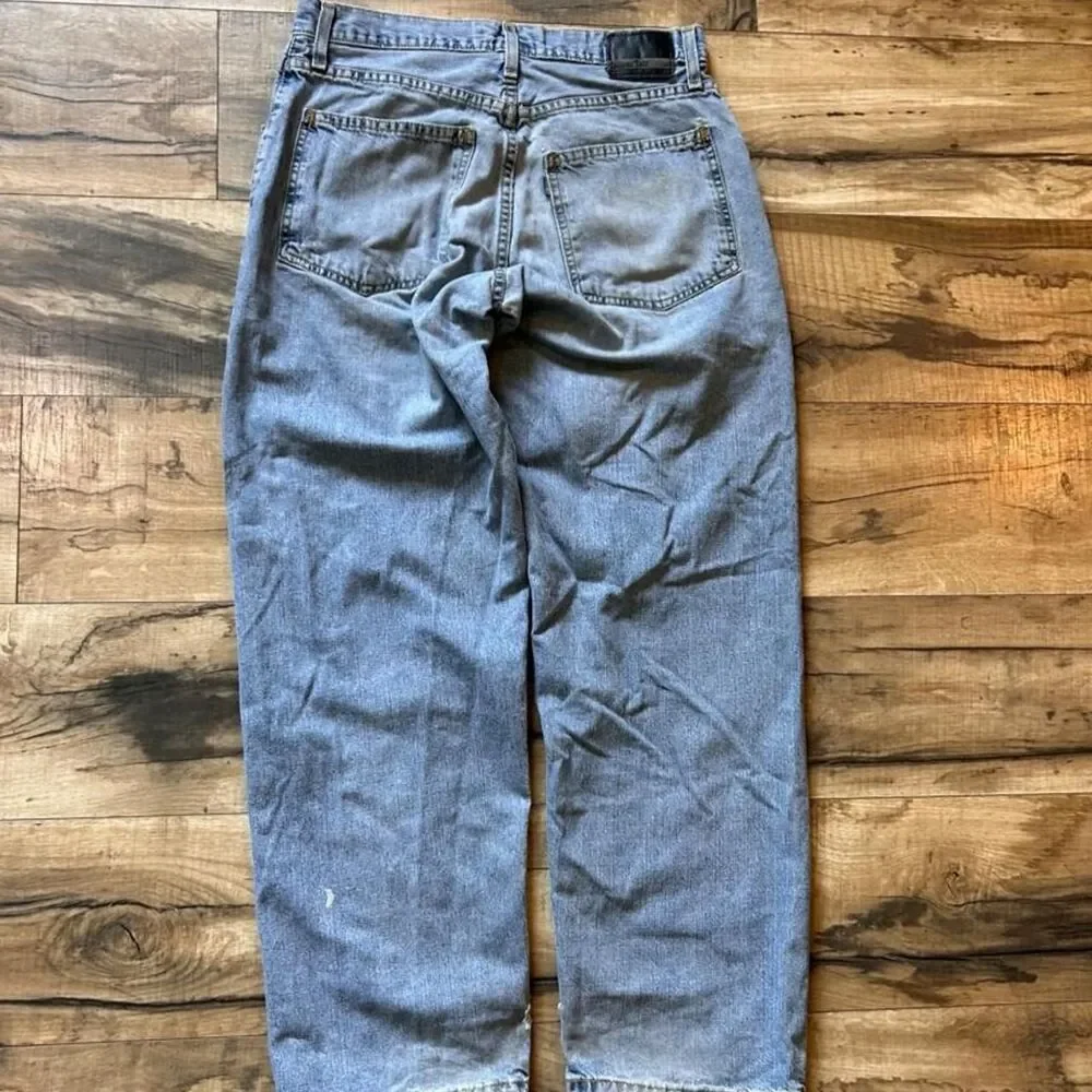 Levi-s Men's Blue and Grey Jeans